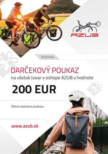 Darčekový poukaz - 200 EUR